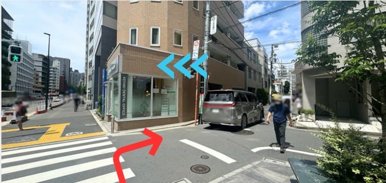 黒ねこ座 「北参道駅」からのアクセス 順路写真 5: 目印：北参道KEYAKI歯科